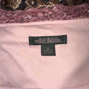 wild fable pink flower dress (Small)